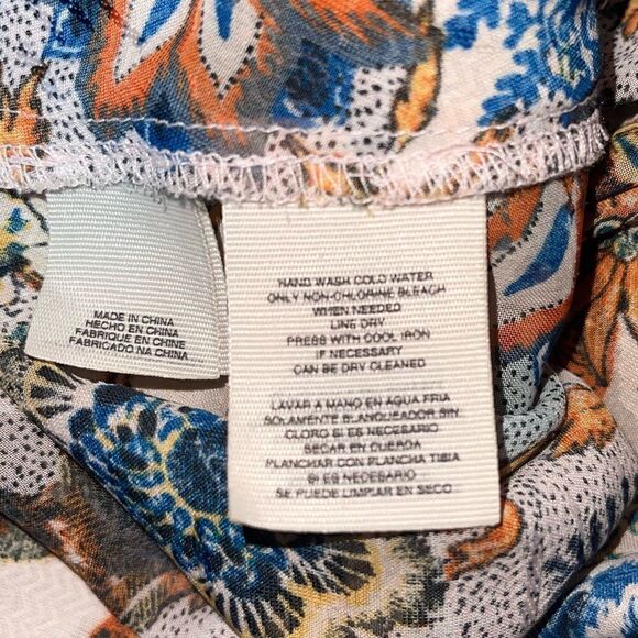 Rachel Rachel Roy Faux Wrap Floral Print Wonderlust Blouse - Picture 11 of 11